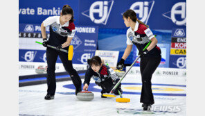 여자컬링, 세계선수권 예선 2위…준결승 직행
