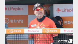 한용덕 감독 “궁금할테니 좌익수 먼저…김민하가 선발”