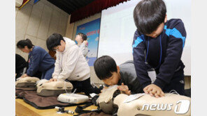 최초 목격자 심폐소생술 시행, 환자 생존율 2배 이상↑