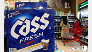 맥주도 도미노 가격인상 동참…“장보기 무섭다 서민들 ‘한숨’”