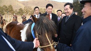 몽골 총리, ‘친형같은’ 이낙연 총리에게 말 선물