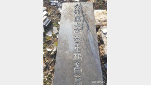 25년 전 사라진 전국 첫 ‘안중근 의사 숭모비’ 나주서 발견