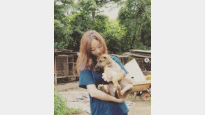 유한양행, 배우 김효진과 제주 유기견보호소에 웰니스 사료 1.4톤 기부