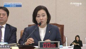 박영선 “김학의 임명 전, 황교안 만나 성관계 동영상 말해줬다”