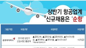 아시아나·대한항공 등 항공업계 경영환경 우려에도 신규채용은 ‘순항’