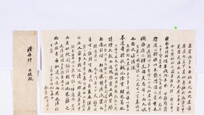 10대와 70대의 글씨체가 똑 같다? ‘칼을 든 선비’ 심산 김창숙