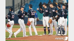‘2연승’ 두산, SK와 공동선두…롯데는 LG 꺾고 3연패 탈출