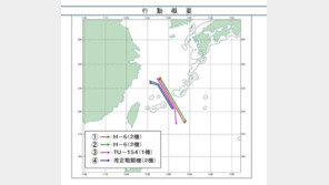 中군용기 7대, 미야코해협 비행…日 전투기 긴급발진