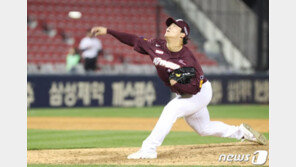 구속 끌어올린 조상우, 최고 구속 156km로 1위