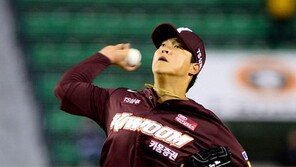 ‘시속 156㎞ 쾅’ 키움 조상우, 주간 최고구속 1위