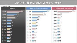 차기 대선주자 선호도 황교안 1위 독주…이낙연·유시민 2위 경합