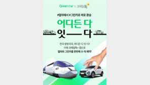 그린카, 코레일과 기차카셰어링 통합예약서비스 론칭