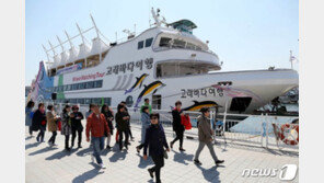 울산 남구 고래바다여행선 정기운항 시작…10월까지 주 8회 운행