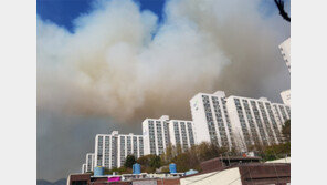[2보]해운대 운봉산 불 기장쪽 확산…헬기 13대·900명 투입 총력 대응