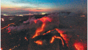 “부산 해운대구 운봉산 산불 90% 진화” 큰 불길은 잡혔지만…