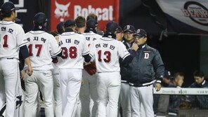 9G만에 단독 선두…두산, 하나 씩 지워가는 물음표