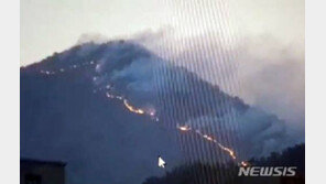 해운대 운봉산 산불 18시간 만에 초진…축구장 28개 면적 ‘잿더미’