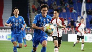 리그 2경기 연속 97분 뛴 박정인…“가볍게 잘 달렸다”