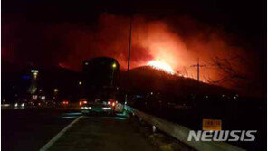 미시령 초속 25m 강릉 21.1m…강원 고성에 태풍급 강풍