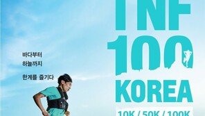 국제 트레일러닝 대회 ‘노스페이스 100 코리아’ 참가자 모집