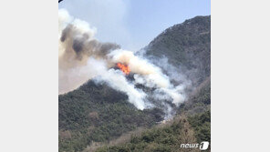 아산 설화산 18시간 만에 완진… “산불감시반 대기 중”