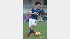 이승우, 2경기 연속 풀타임…팀은 패배