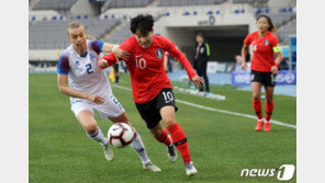 ‘이금민 원톱-이민아 벤치’ 윤덕여호, 아이슬란드전 명단 발표