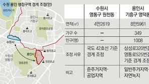 수원-용인 ‘경계선 갈등’ 7년만에 풀다… 도의회 ‘경계조정안’ 통과