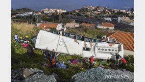 포르투갈령 마데이라서 獨관광객 태운 버스 추락…57명 사상