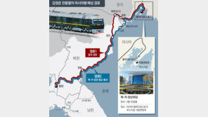 1호열차로 中거쳐 블라디보스토크 갈듯