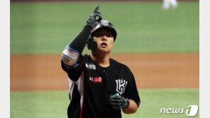 강백호, 타구 속도 176.3km…이번 시즌 가장 빠른 장타