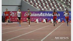 김국영, 아시아육상선수권 100m 허벅지 통증…6위