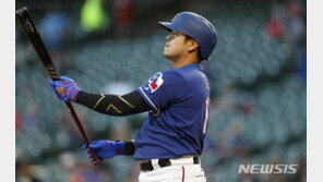 추신수, 3경기 연속 2루타 작렬…시즌 8번째 멀티히트까지