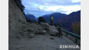중국 티베트서 규모 6.3 강진 발생…“아직 피해보고 없어”