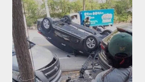 시흥서 무면허 고교생 렌터카 몰다 차량 잇따라 들이받아…2명 부상