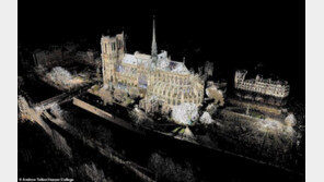 10억 개의 점으로 되살아난 3차원 노트르담 대성당 