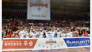 현대모비스, 우승공약 몽블랑 단체 여행은 언제쯤…