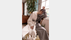 몽환적 눈빛…정려원, 파리 빛낸 스타일리시 매력