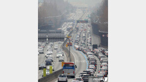 ‘나들이 가자’ 고속도로 혼잡…하행선 정체 낮 12시 최대