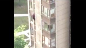 80대 치매할머니, 아파트 14층서 벽타고 내려와