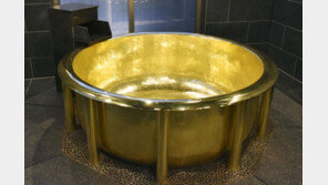 83억짜리 황금욕조에서 온천욕 호사, 비용? …“시간당 5만 원”