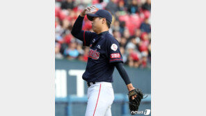 롯데 구승민, 정수빈 사구 관련해 “미안하다” 사과