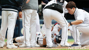 구승민 “진심으로 사과”…정수빈 “경기 중 있을 수 있는 일”