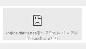 다음 로그인 오류에 이용자 불만 ‘속출’…카페 접속도 불안정