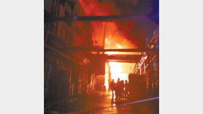 군포 페인트 공장서 큰불… 인근 주민에 재난문자