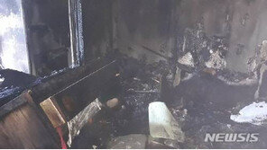 청주 아파트 화재 1명 사망…3층 대학생 직접 불 끄려다 참변