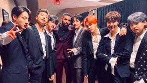 월드와이드 클래스…‘BBMAs’ 방탄소년단, 마돈나·드레이크 등 인증샷