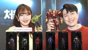 “아이언맨 액션포즈 보여줘”…LGU+, 어벤저스 캐릭터 보이는 AI스피커 출시