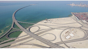 현대건설, 36km 쿠웨이트 바닷길 잇다