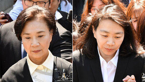 같은 날 딸과 함께 법정 선 한진家 이명희, 조현아 끌어안고 “엄마가 미안해”